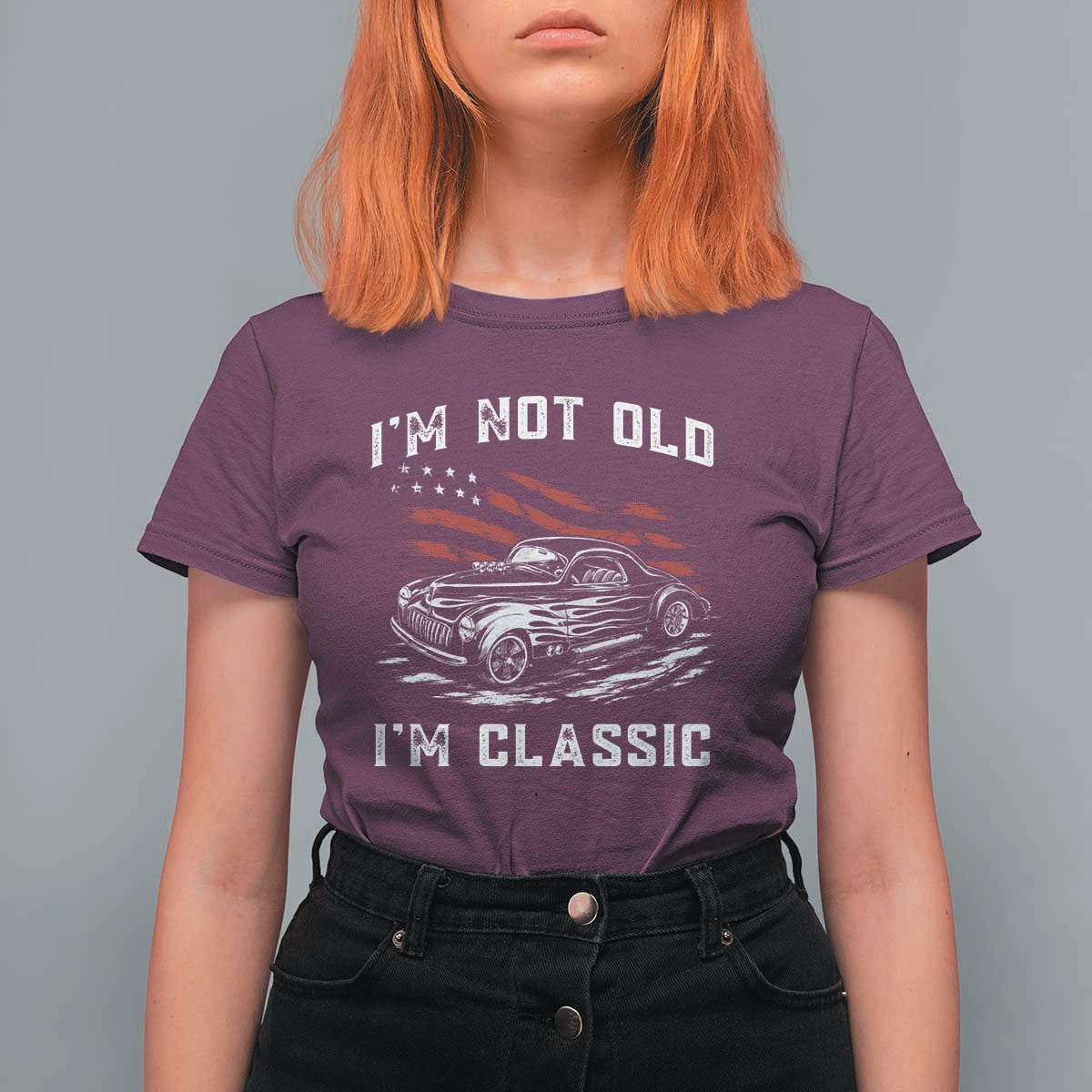 I'm Not Old I'm Classic T Shirt For Women 1941 American Classic Hotrod