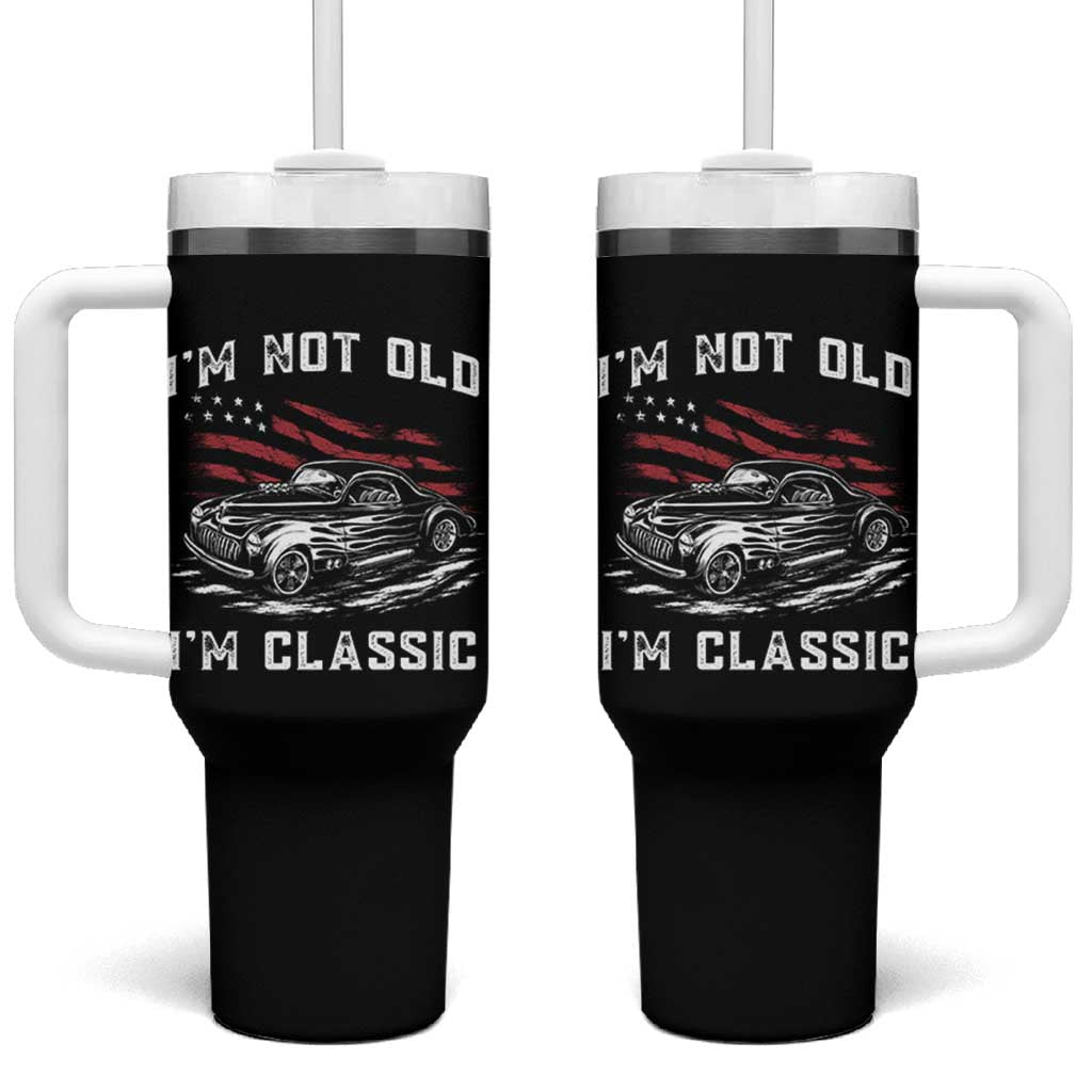 I'm Not Old I'm Classic Tumbler With Handle 1941 American Classic Hotrod