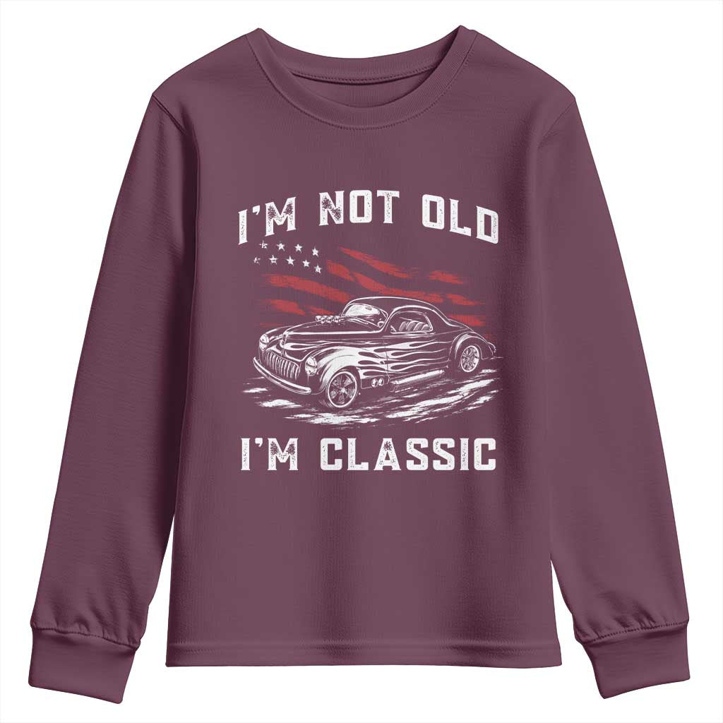 I'm Not Old I'm Classic Youth Sweatshirt 1941 American Classic Hotrod