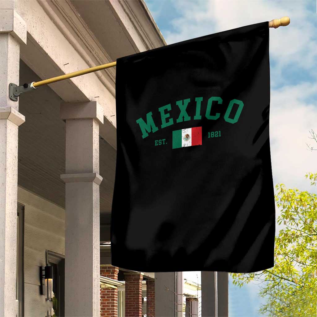 Mexico Mexican Flag Vintage Pride Garden Flag