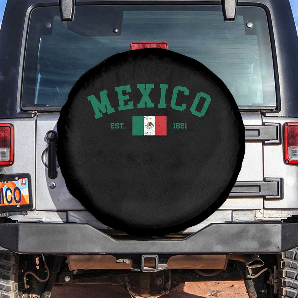 Mexico Mexican Flag Vintage Pride Spare Tire Cover