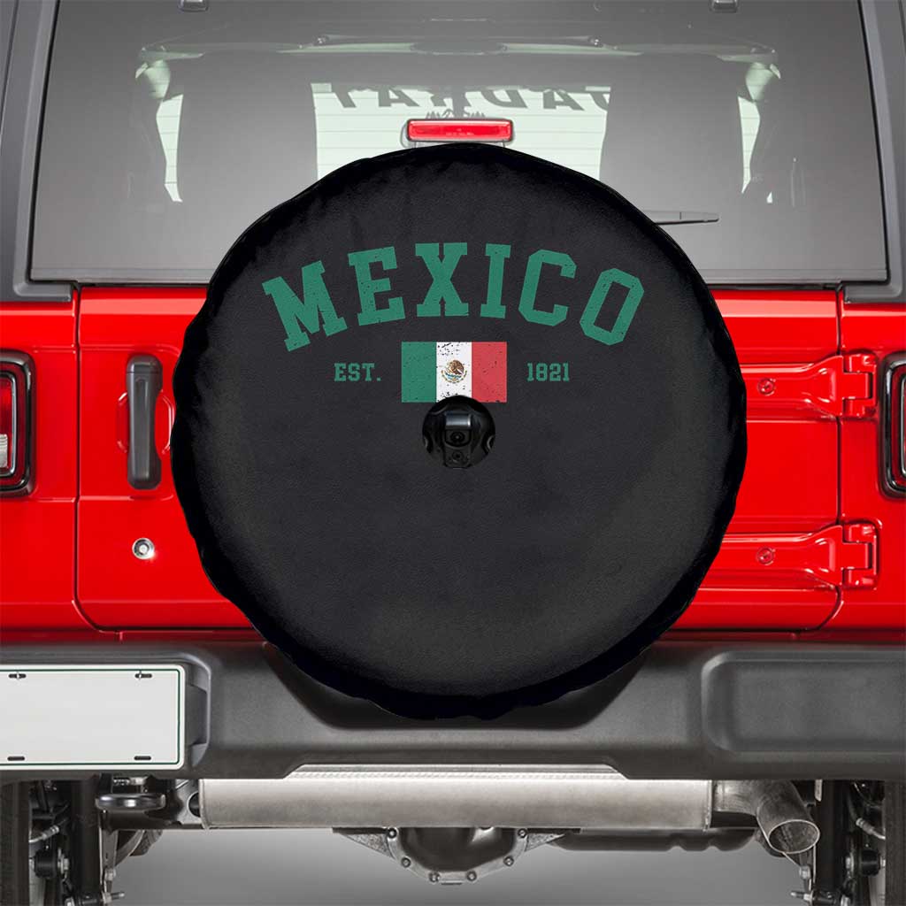 Mexico Mexican Flag Vintage Pride Spare Tire Cover