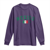 Mexico Mexican Flag Vintage Pride Long Sleeve Shirt