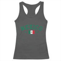 Mexico Mexican Flag Vintage Pride Racerback Tank Top