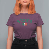 Mexico Mexican Flag Vintage Pride T Shirt For Women