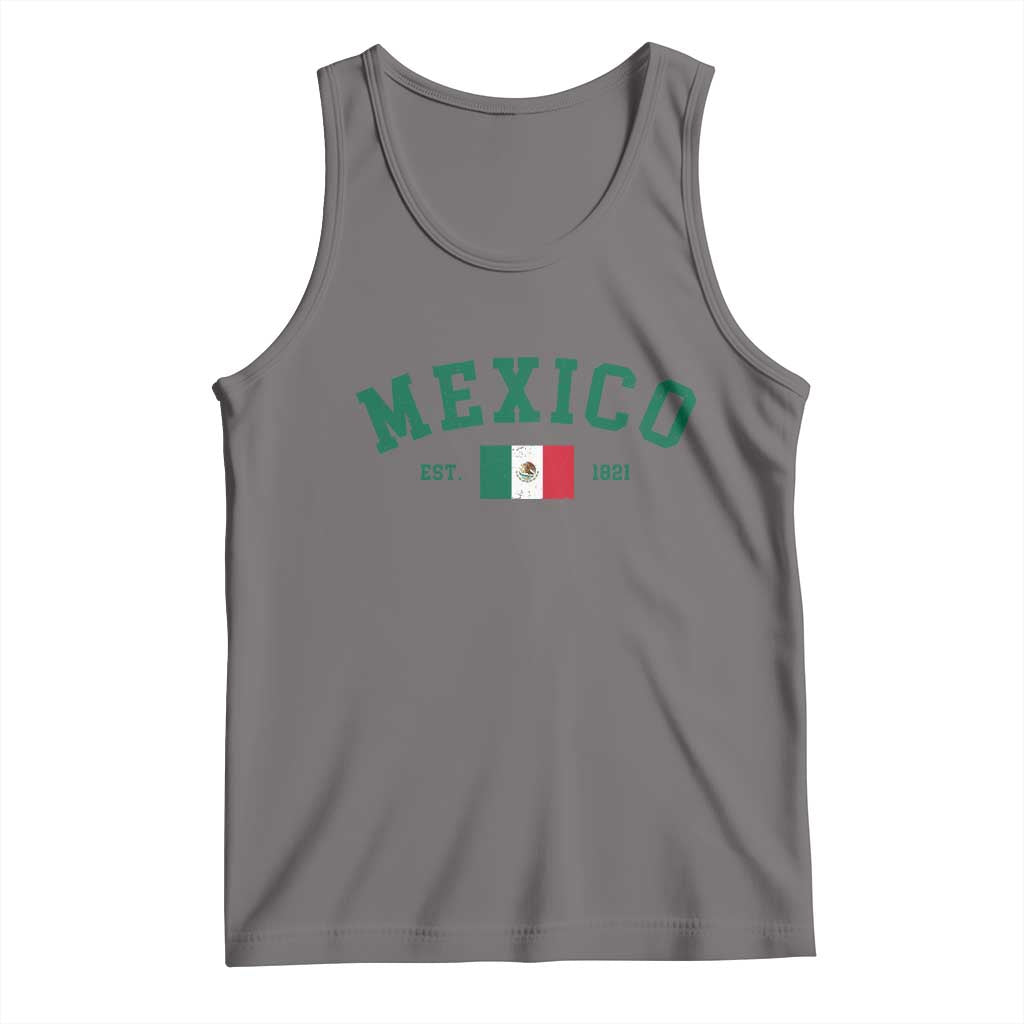Mexico Mexican Flag Vintage Pride Tank Top