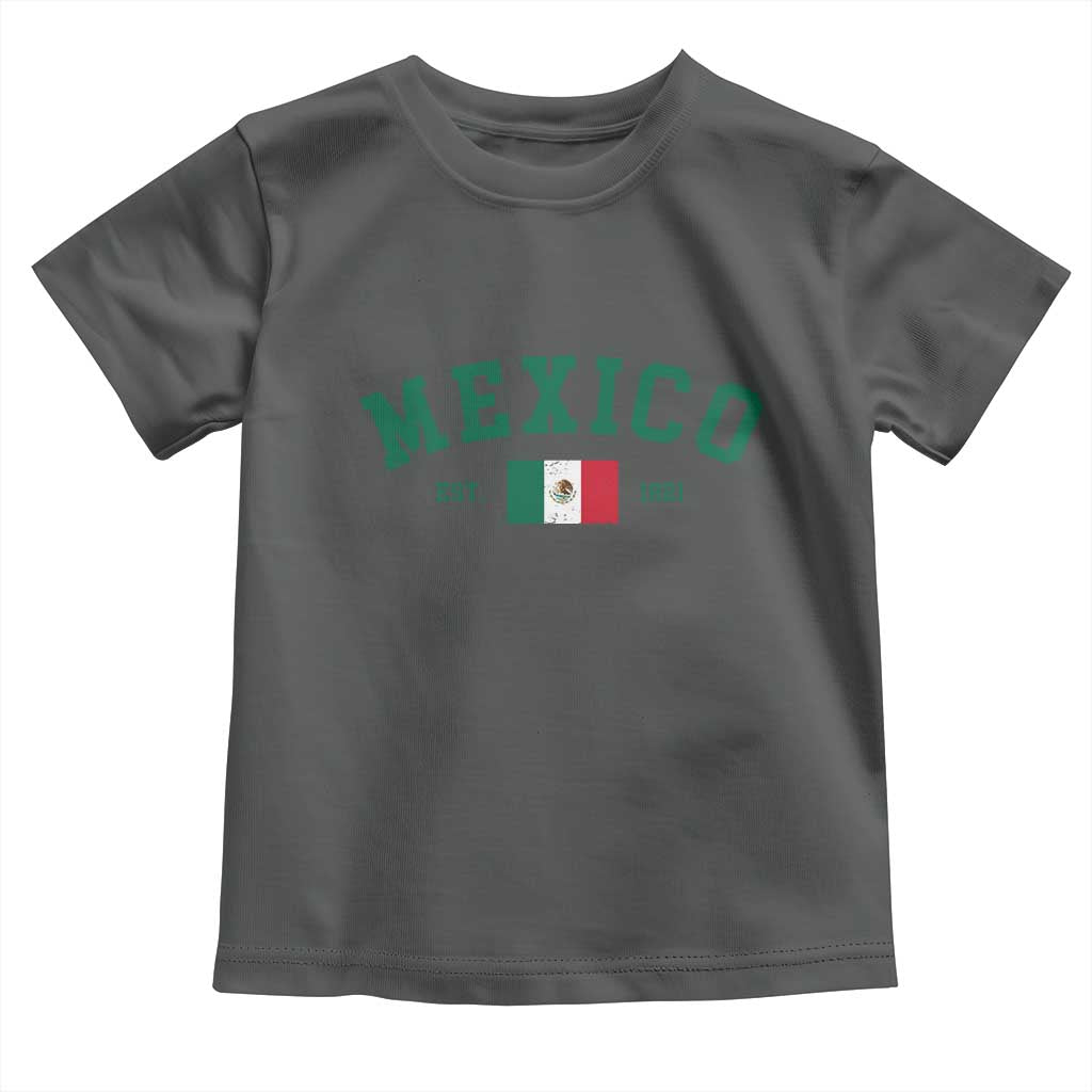Mexico Mexican Flag Vintage Pride Toddler T Shirt