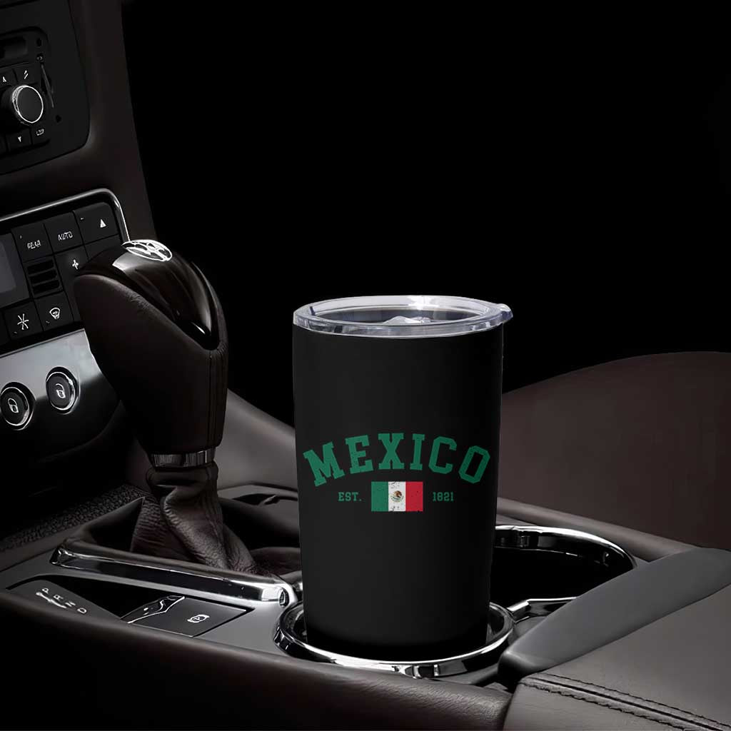Mexico Mexican Flag Vintage Pride Tumbler Cup