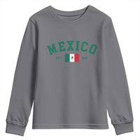 Mexico Mexican Flag Vintage Pride Youth Sweatshirt