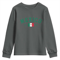 Mexico Mexican Flag Vintage Pride Youth Sweatshirt