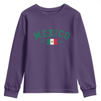 Mexico Mexican Flag Vintage Pride Youth Sweatshirt
