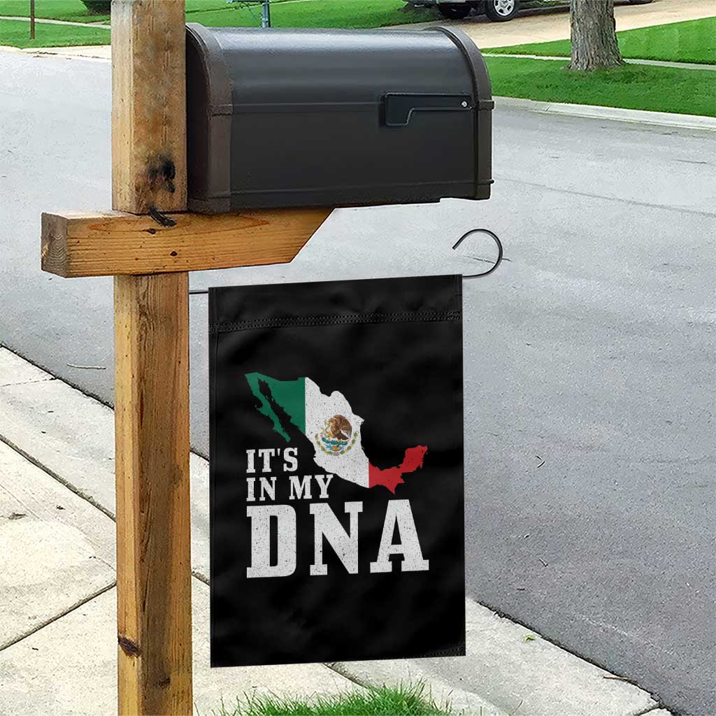 It's in My DNA Mexican Proud Hispanic Gift Mexico Flag Garden Flag