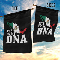 It's in My DNA Mexican Proud Hispanic Gift Mexico Flag Garden Flag