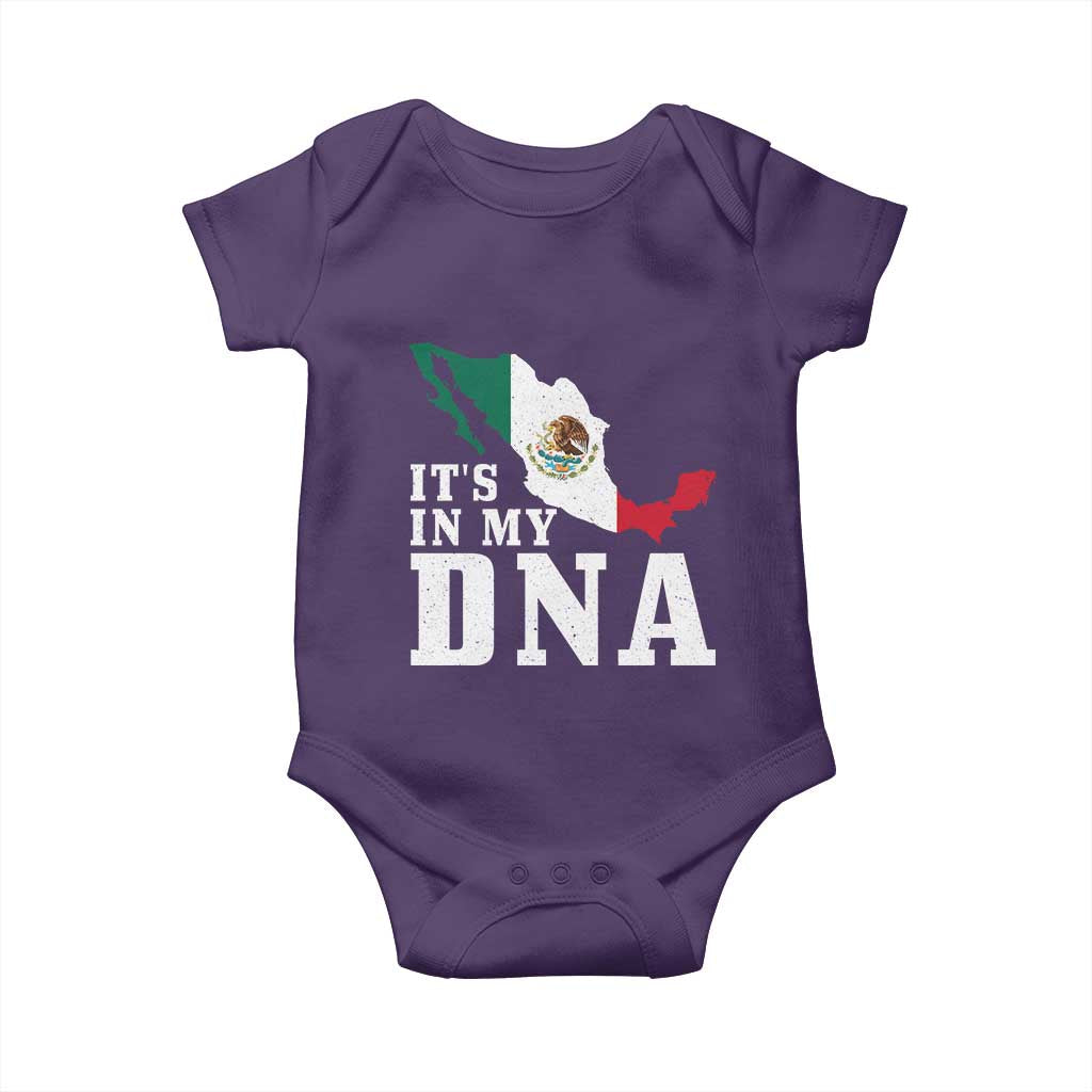 It's in My DNA Mexican Proud Hispanic Gift Mexico Flag Baby Onesie