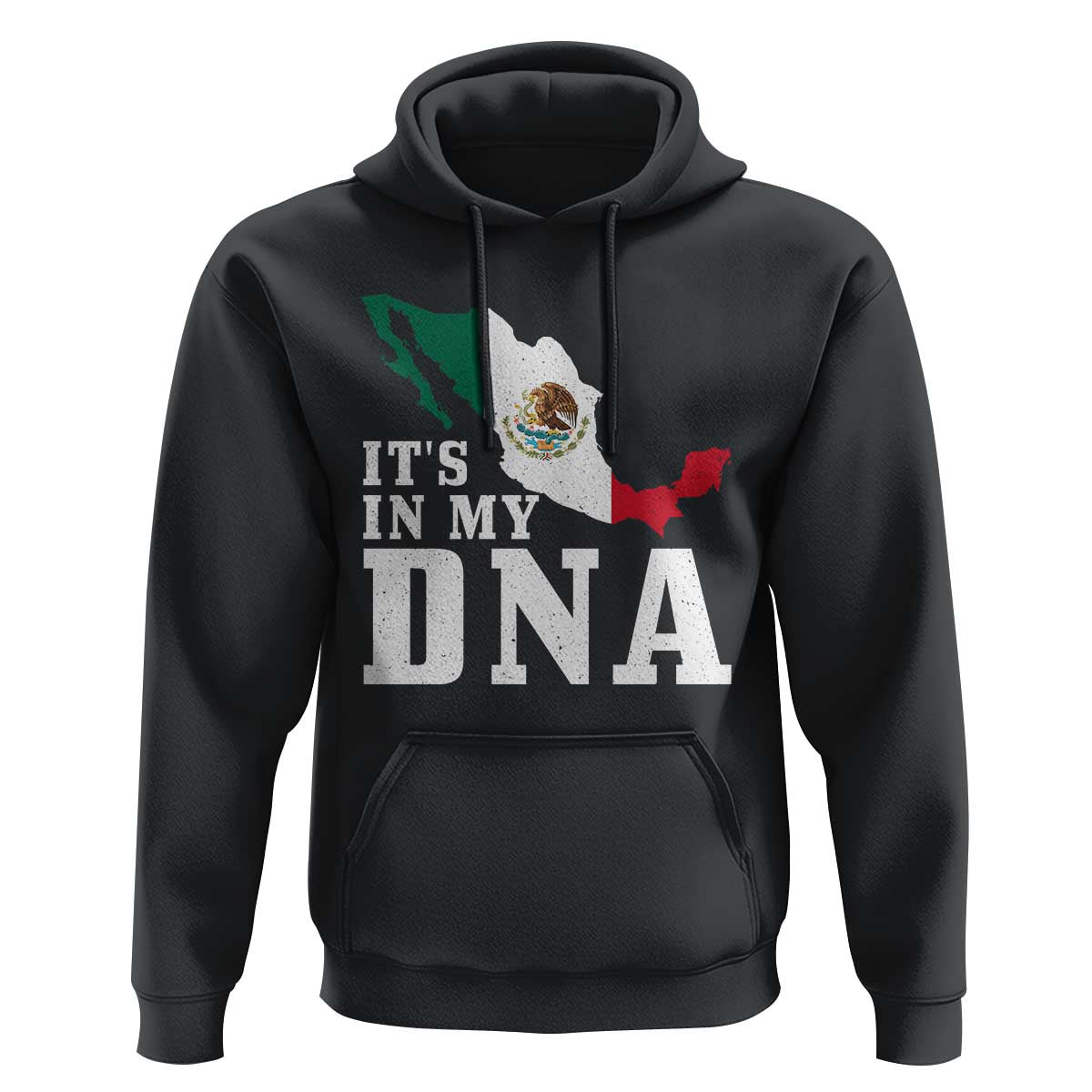 It's in My DNA Mexican Proud Hispanic Gift Mexico Flag Hoodie