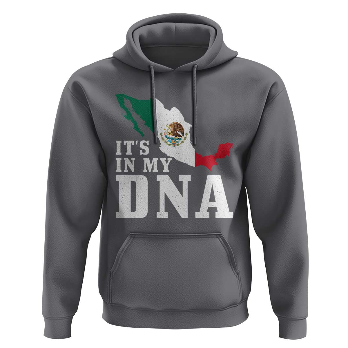 It's in My DNA Mexican Proud Hispanic Gift Mexico Flag Hoodie