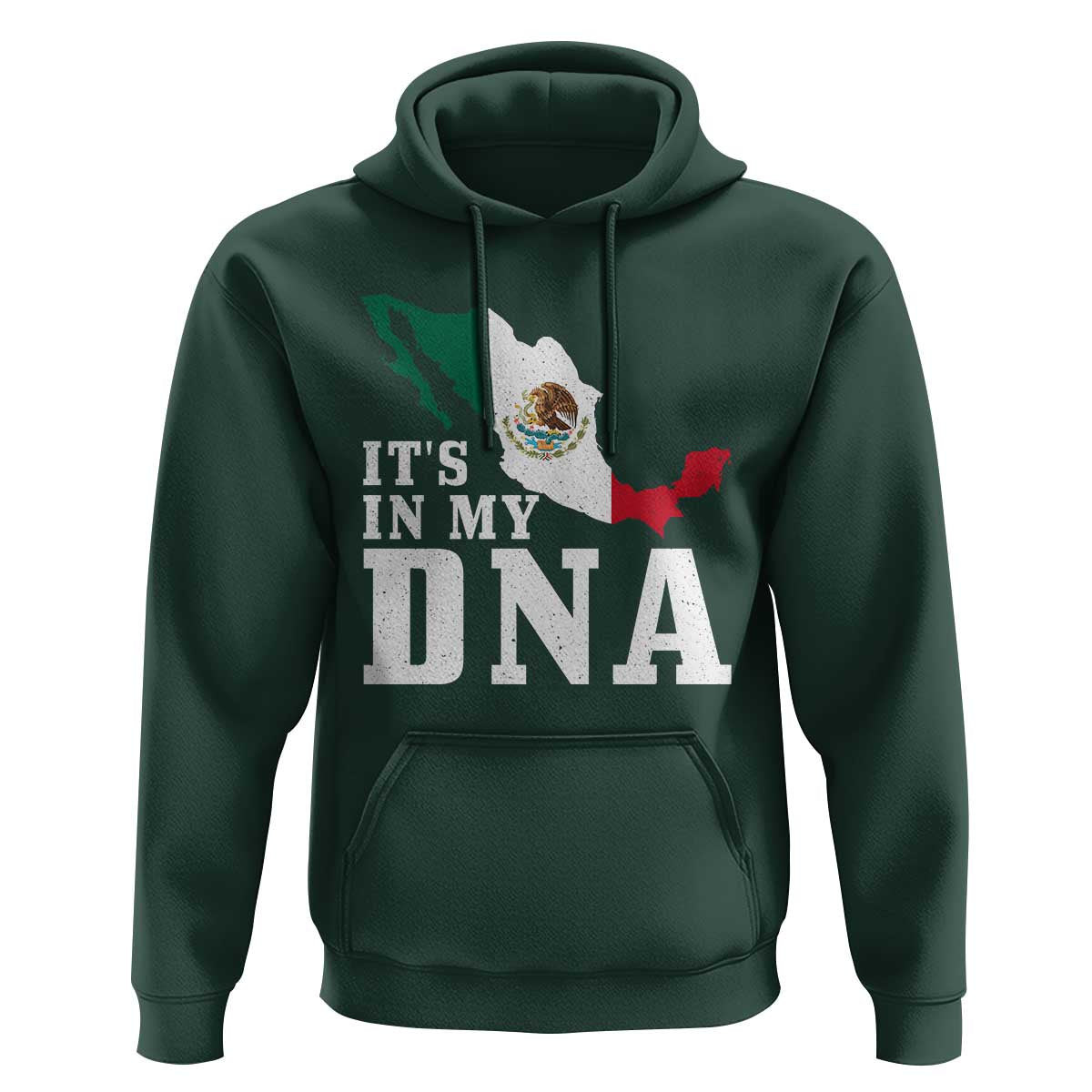 It's in My DNA Mexican Proud Hispanic Gift Mexico Flag Hoodie