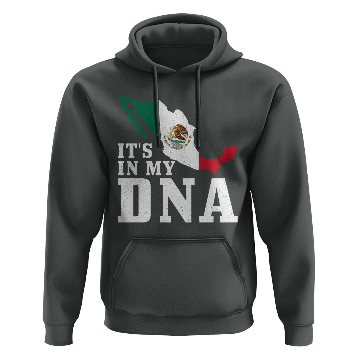 It's in My DNA Mexican Proud Hispanic Gift Mexico Flag Hoodie