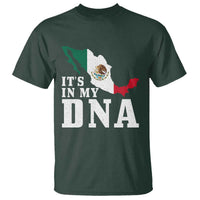 It's in My DNA Mexican Proud Hispanic Gift Mexico Flag T Shirt