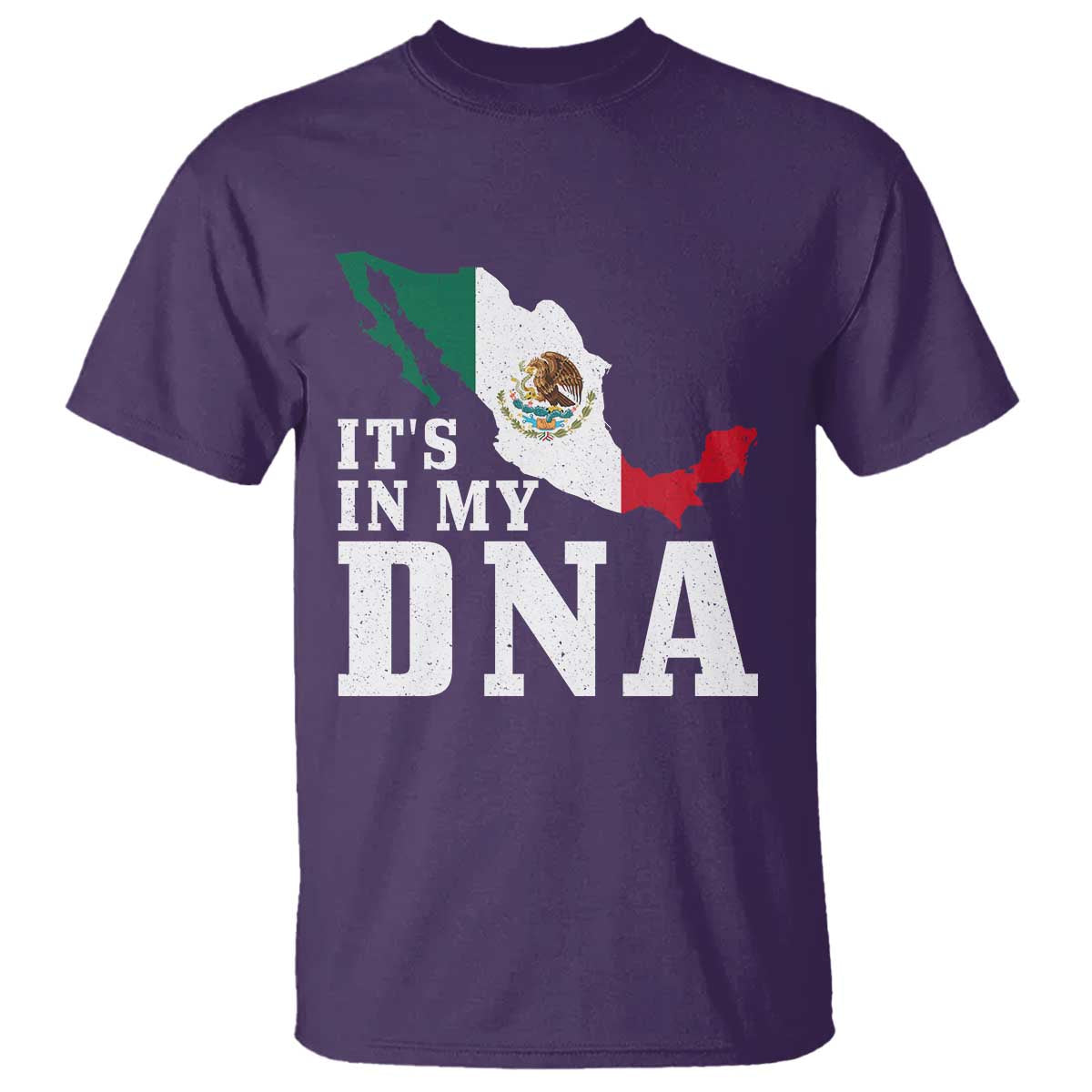It's in My DNA Mexican Proud Hispanic Gift Mexico Flag T Shirt