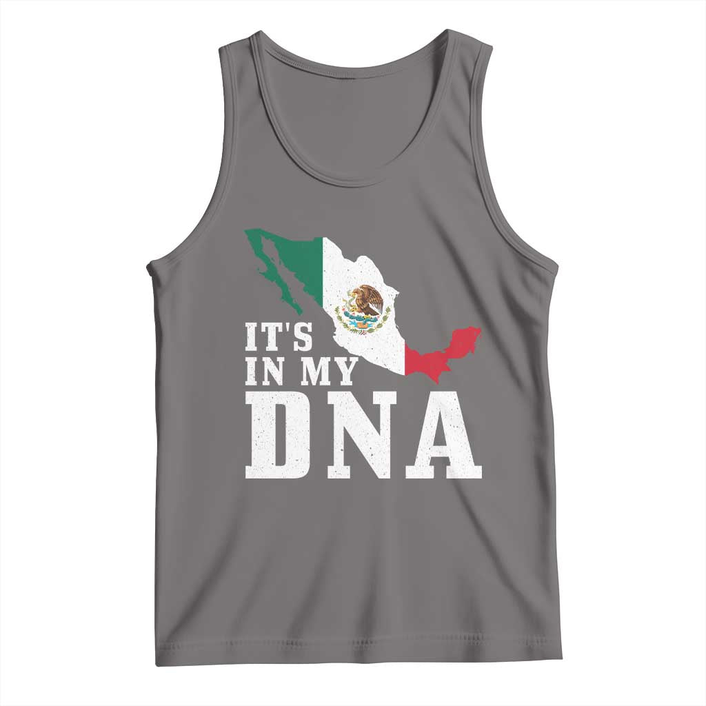 It's in My DNA Mexican Proud Hispanic Gift Mexico Flag Tank Top