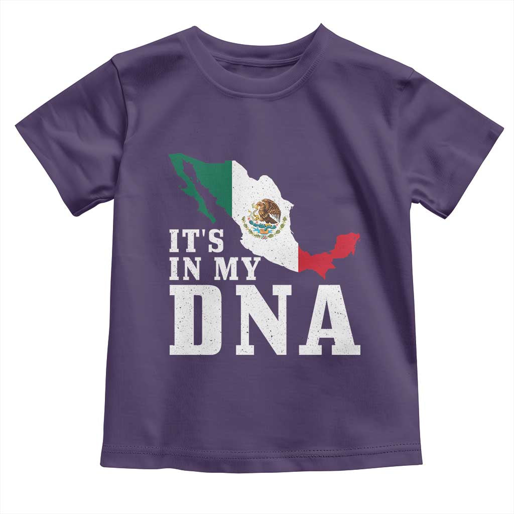 It's in My DNA Mexican Proud Hispanic Gift Mexico Flag Toddler T Shirt