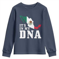 It's in My DNA Mexican Proud Hispanic Gift Mexico Flag Youth Sweatshirt