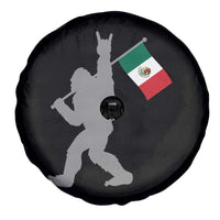 Bigfoot Rock On Hold Mexico Flag Sasquatch Believers Spare Tire Cover