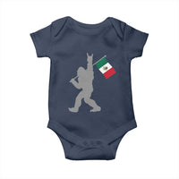 Bigfoot Rock On Hold Mexico Flag Sasquatch Believers Baby Onesie