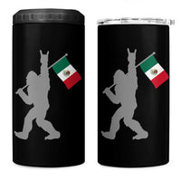 Bigfoot Rock On Hold Mexico Flag Sasquatch Believers 4 in 1 Can Cooler Tumbler