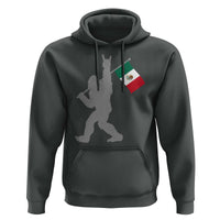 Bigfoot Rock On Hold Mexico Flag Sasquatch Believers Hoodie
