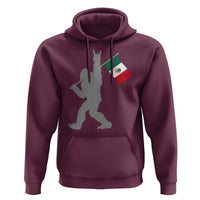 Bigfoot Rock On Hold Mexico Flag Sasquatch Believers Hoodie
