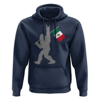 Bigfoot Rock On Hold Mexico Flag Sasquatch Believers Hoodie