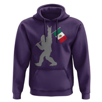 Bigfoot Rock On Hold Mexico Flag Sasquatch Believers Hoodie