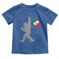 Bigfoot Rock On Hold Mexico Flag Sasquatch Believers Toddler T Shirt