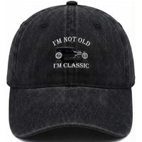I'm Not Old I'm Classic Washed Cotton Baseball Cap Traditional Hot Rod Sedan Tudor Fordor