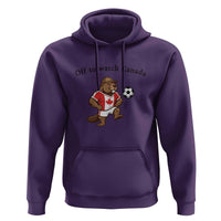 Off to Watch Canada Hoodie Patriotic Canadian Beaver Football Fan Gift