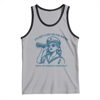 Funny Boat Captain Girl Tank Top It Is Not A Day On The Lake Until My Dinghy Comes Out - Wonder Print Shop