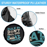 Funny Cruise Ship Spare Tire Cover Rule Number One Do Not Fall Off The Boat - Wonder Print Shop