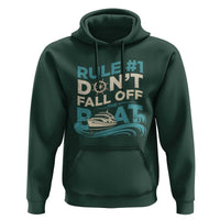 Funny Cruise Ship Hoodie Rule Number One Do Not Fall Off The Boat - Wonder Print Shop
