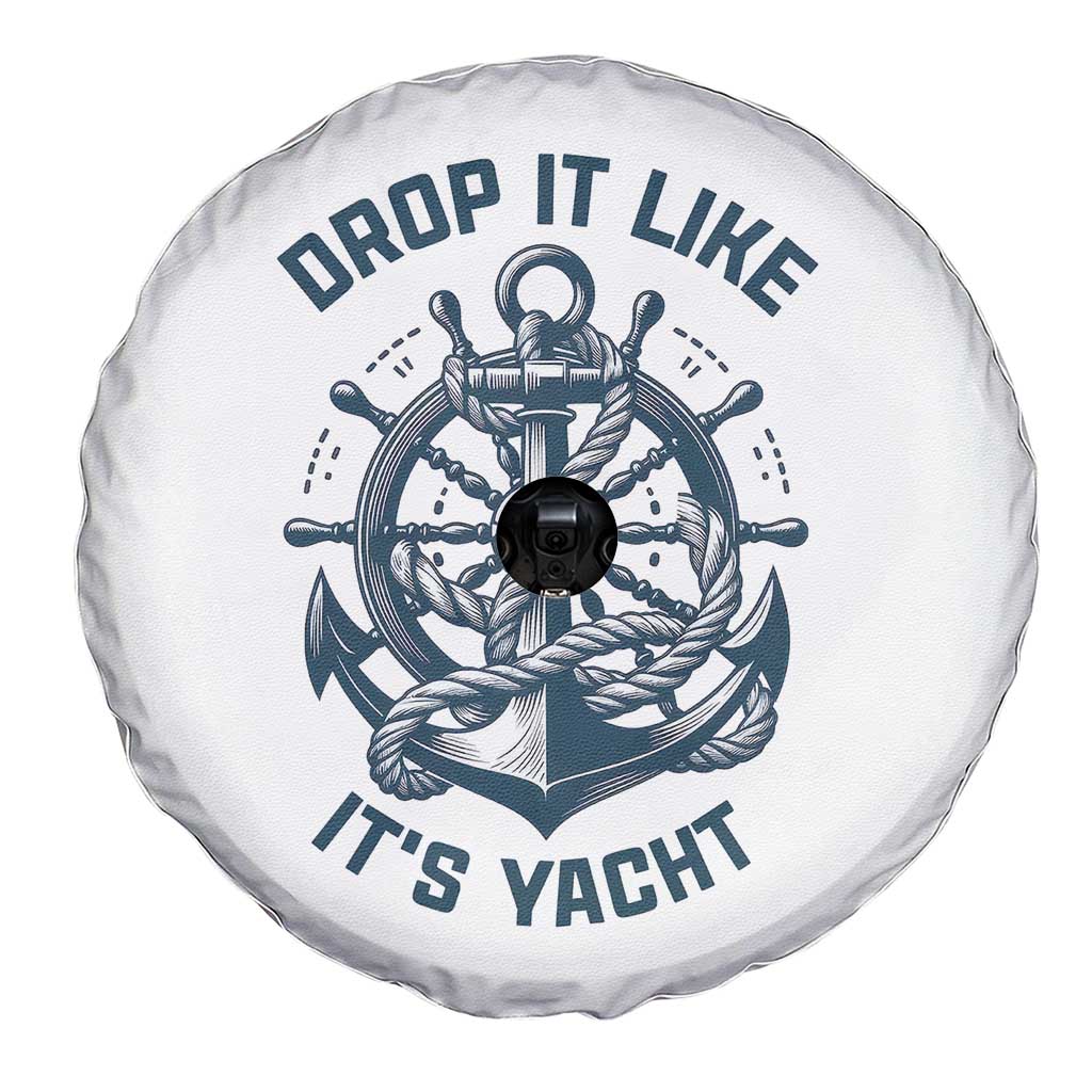 Funny Sailing Cruising Spare Tire Cover Drop It Like Its Yacht - Wonder Print Shop