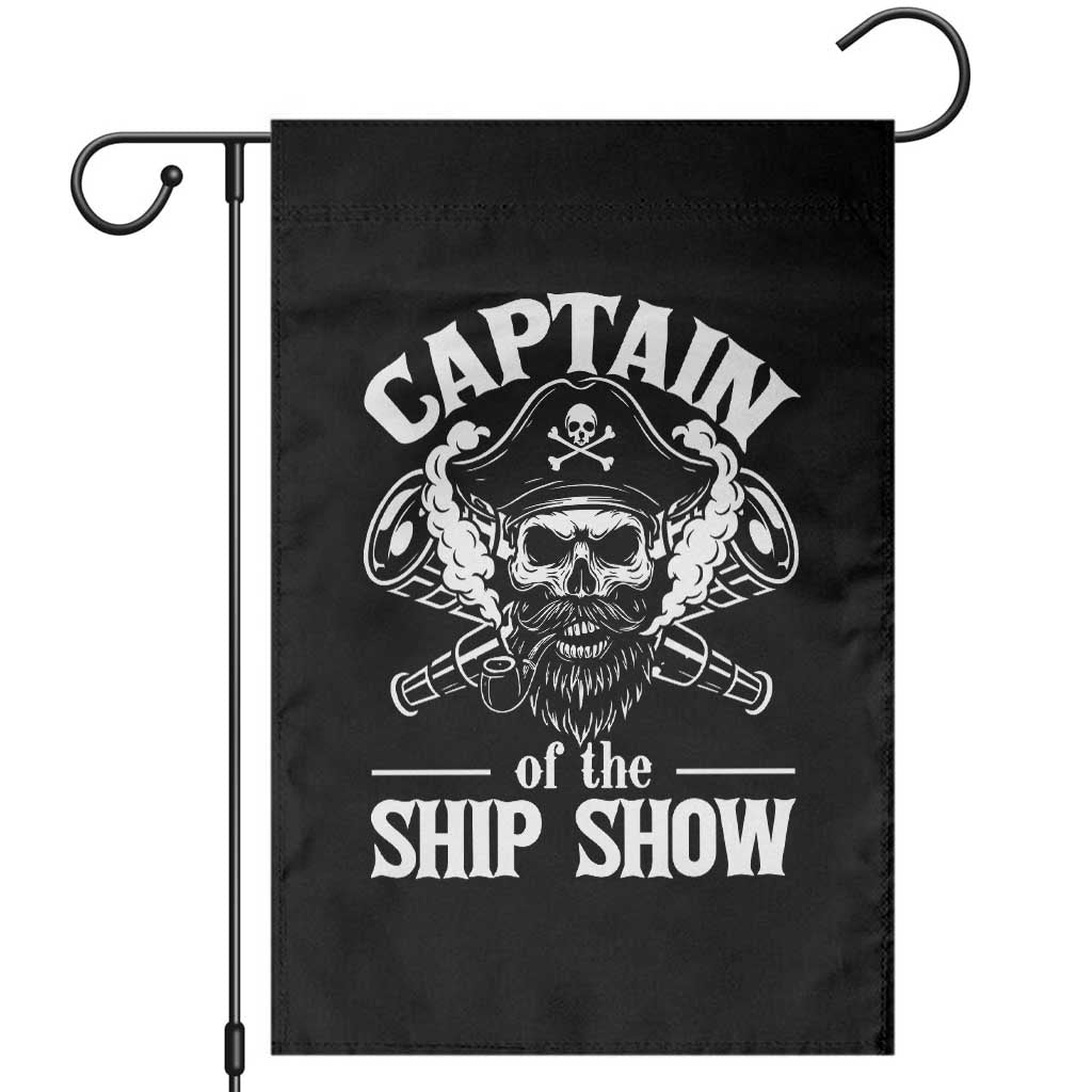 Funny Boat Captain Pun Garden Flag Captain Of The Ship Show - Wonder Print Shop