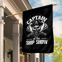 Funny Boat Captain Pun Garden Flag Captain Of The Ship Show - Wonder Print Shop