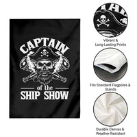 Funny Boat Captain Pun Garden Flag Captain Of The Ship Show - Wonder Print Shop