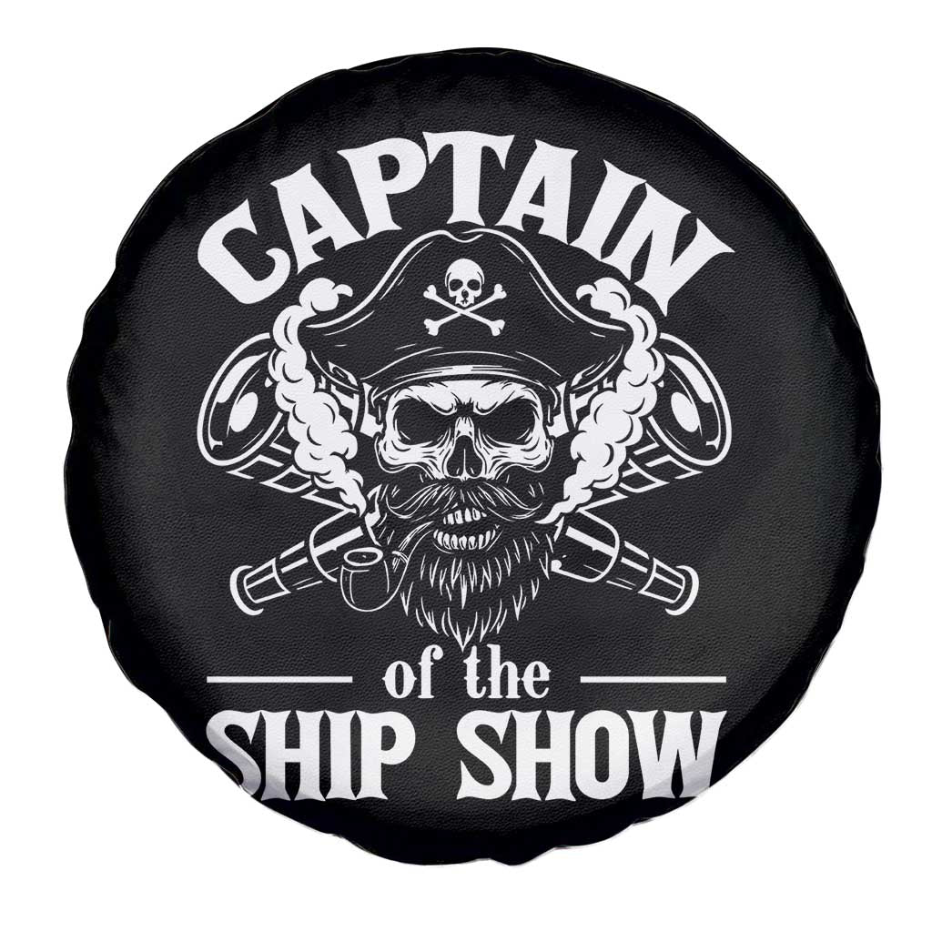 Funny Boat Captain Pun Spare Tire Cover Captain Of The Ship Show - Wonder Print Shop
