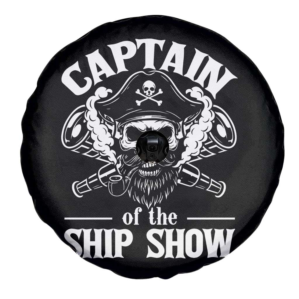Funny Boat Captain Pun Spare Tire Cover Captain Of The Ship Show - Wonder Print Shop
