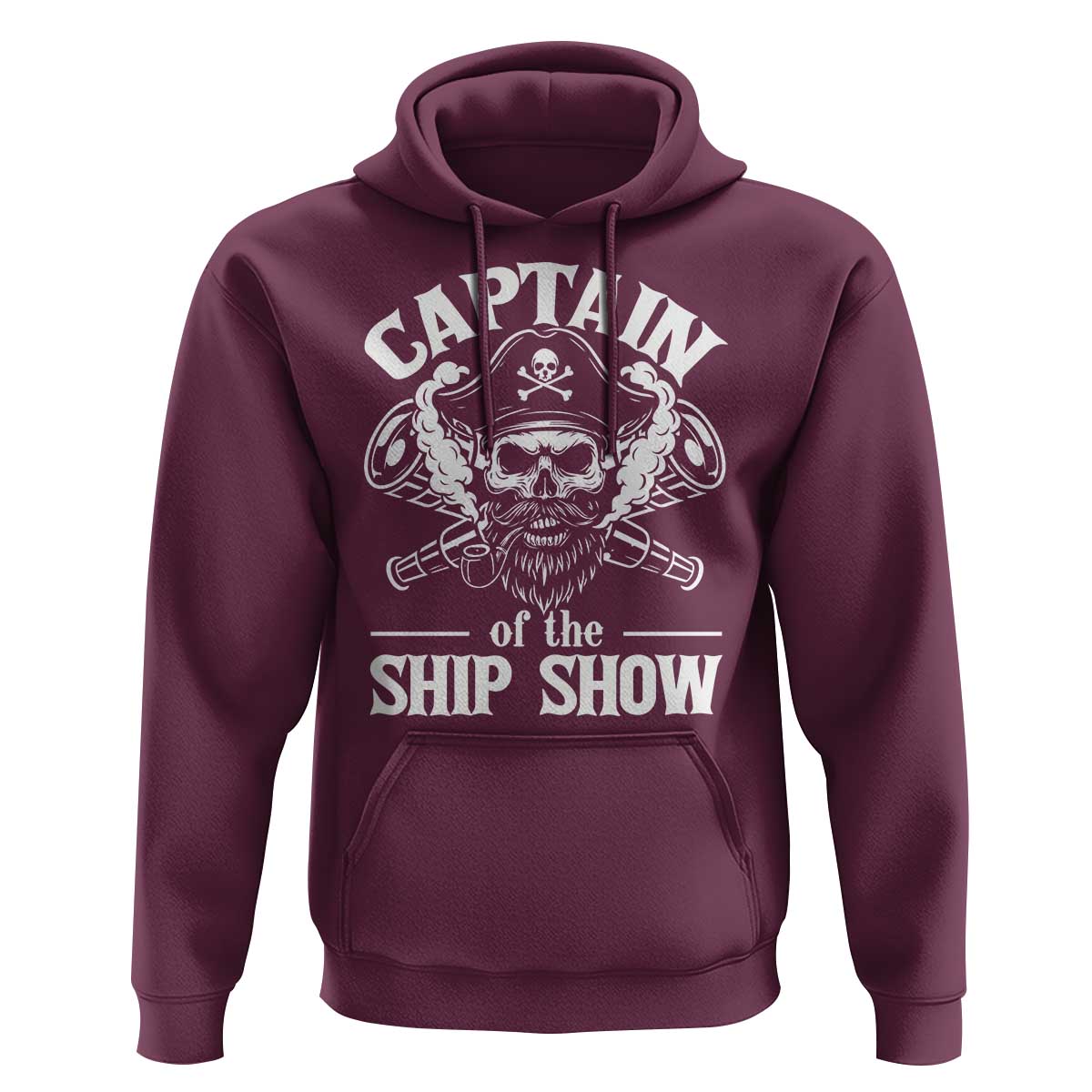 Funny Boat Captain Pun Hoodie Captain Of The Ship Show - Wonder Print Shop