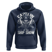 Funny Boat Captain Pun Hoodie Captain Of The Ship Show - Wonder Print Shop