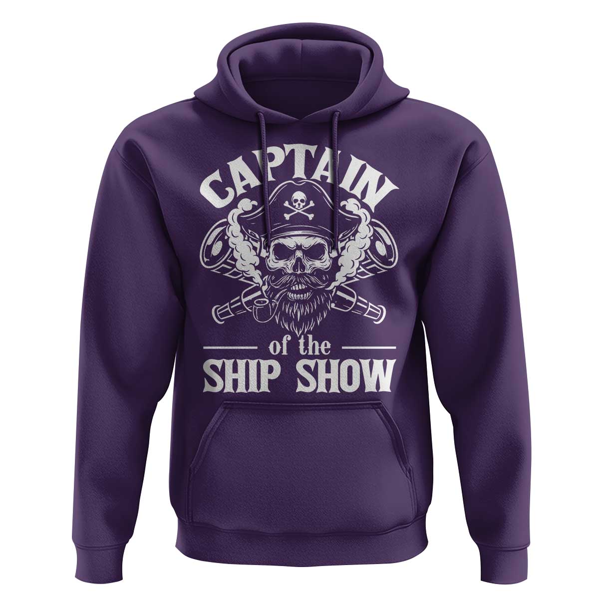 Funny Boat Captain Pun Hoodie Captain Of The Ship Show - Wonder Print Shop