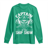 Funny Boat Captain Pun Long Sleeve Shirt Captain Of The Ship Show - Wonder Print Shop